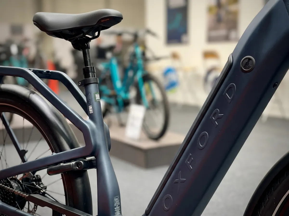 Oxford E-Bike-Rahmen mit werkseitig integriertem „Velopass“ Frame-ID